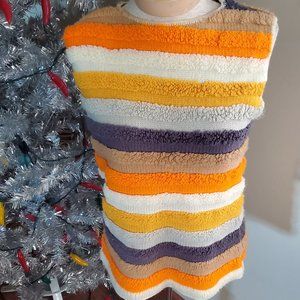 Vintage, shag carpet sweater!